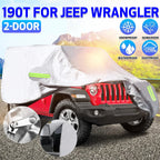 All Weather Waterproof Car Cover for Jeep Wrangler 2 Door (1987–2019)