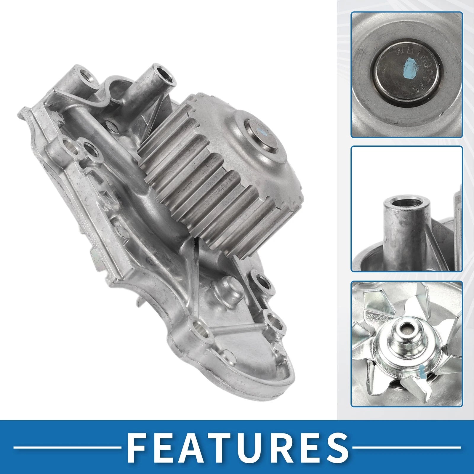 Water Pump for Honda Accord (1990–2002) & Acura CL (1997–1999) No. 19200POA003