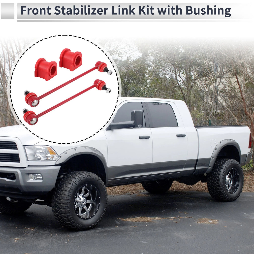 Front Stabilizer Bar Links with 2 Pcs Bushing for Jeep Patriot (2007–2017) No.K80258