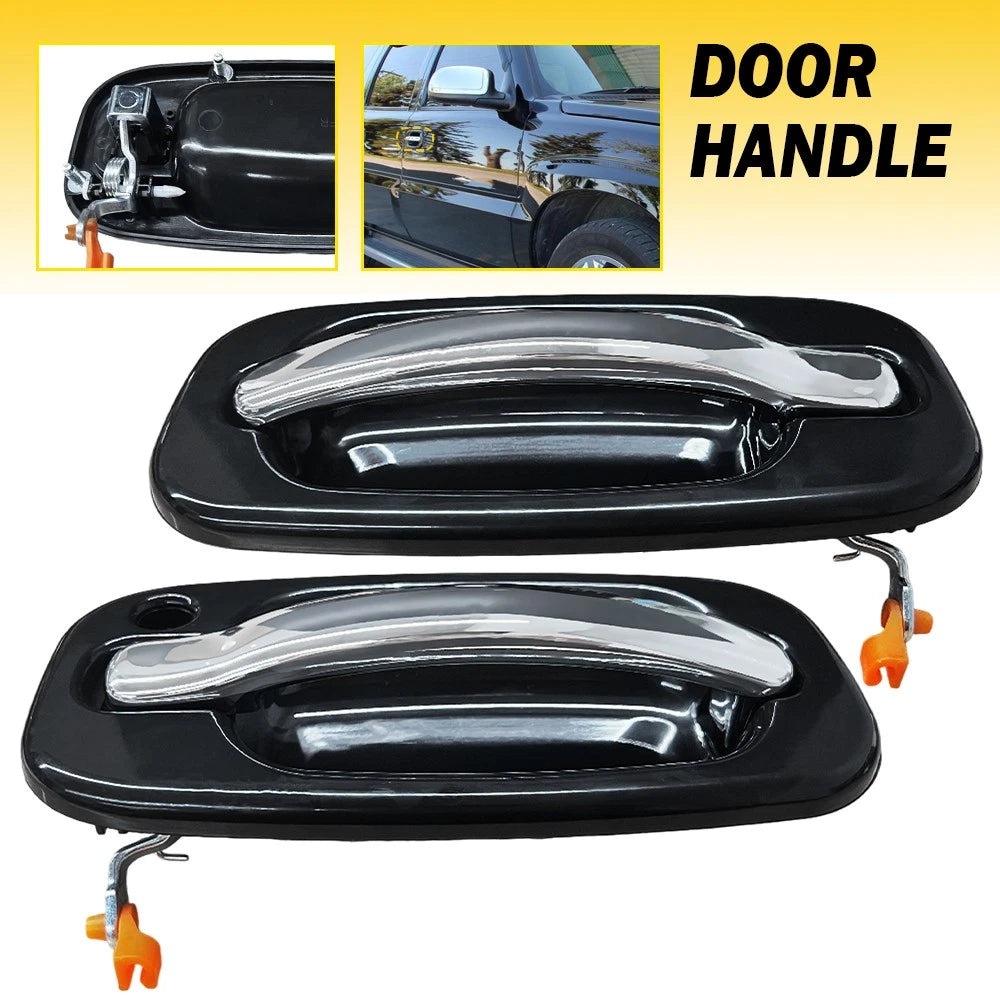 2X Front Outer Door Handles for Chevrolet GMC Silverado Sierra (1999–2006)