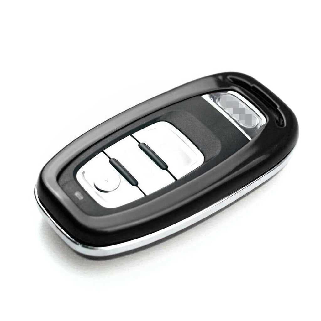 Remote Smart Key Fob Case Glossy Black Shell Protector for Audi A3 A4 A5 A6 A8 (1997-2024)