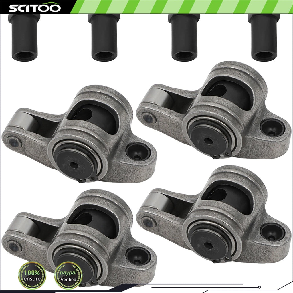 Set of 16 Stainless Steel Roller Rocker Arms for Small Block Chevy (SBC 305 350 400)