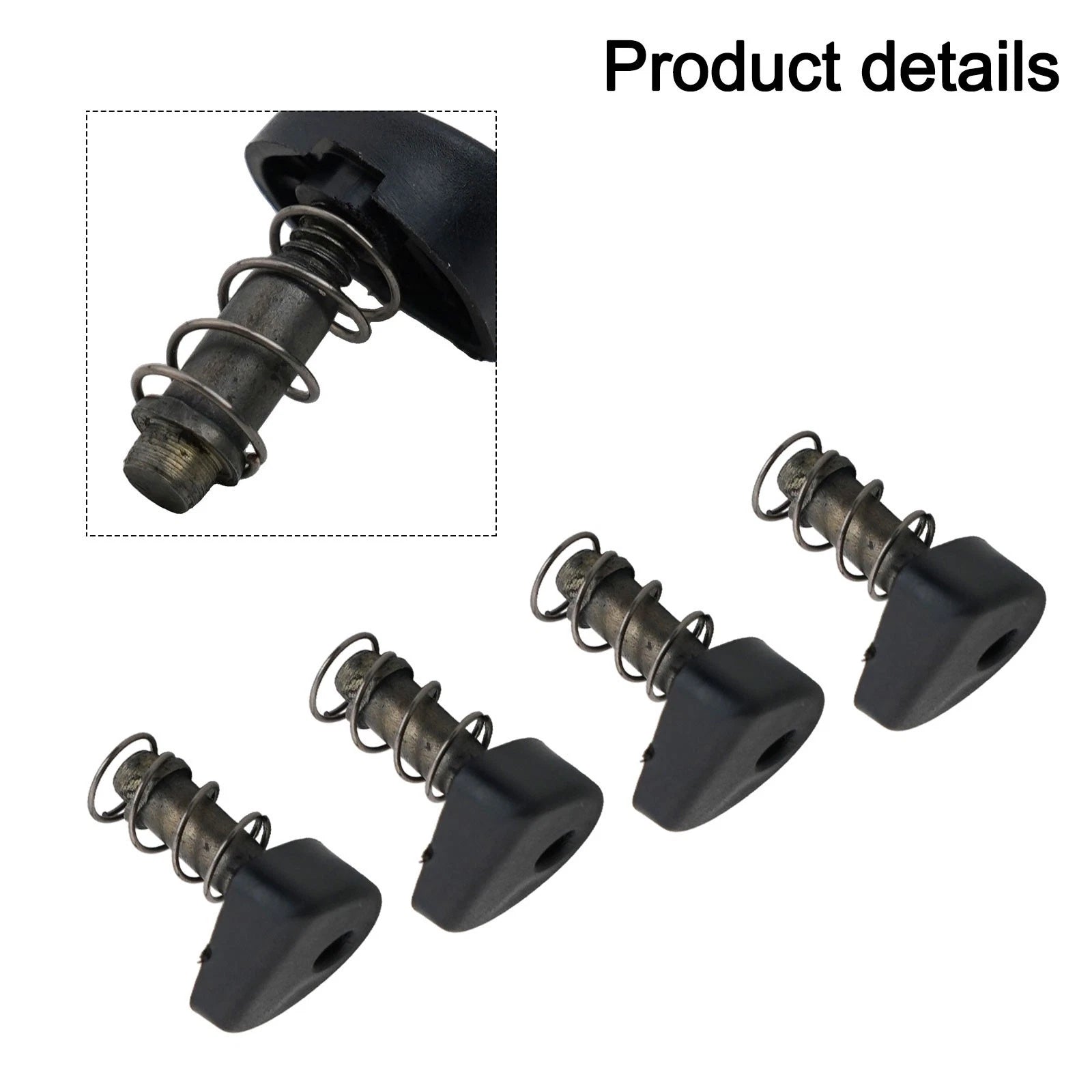 Set of 4 Black Grinder Lock Button Parts for 9523NB Power Tool