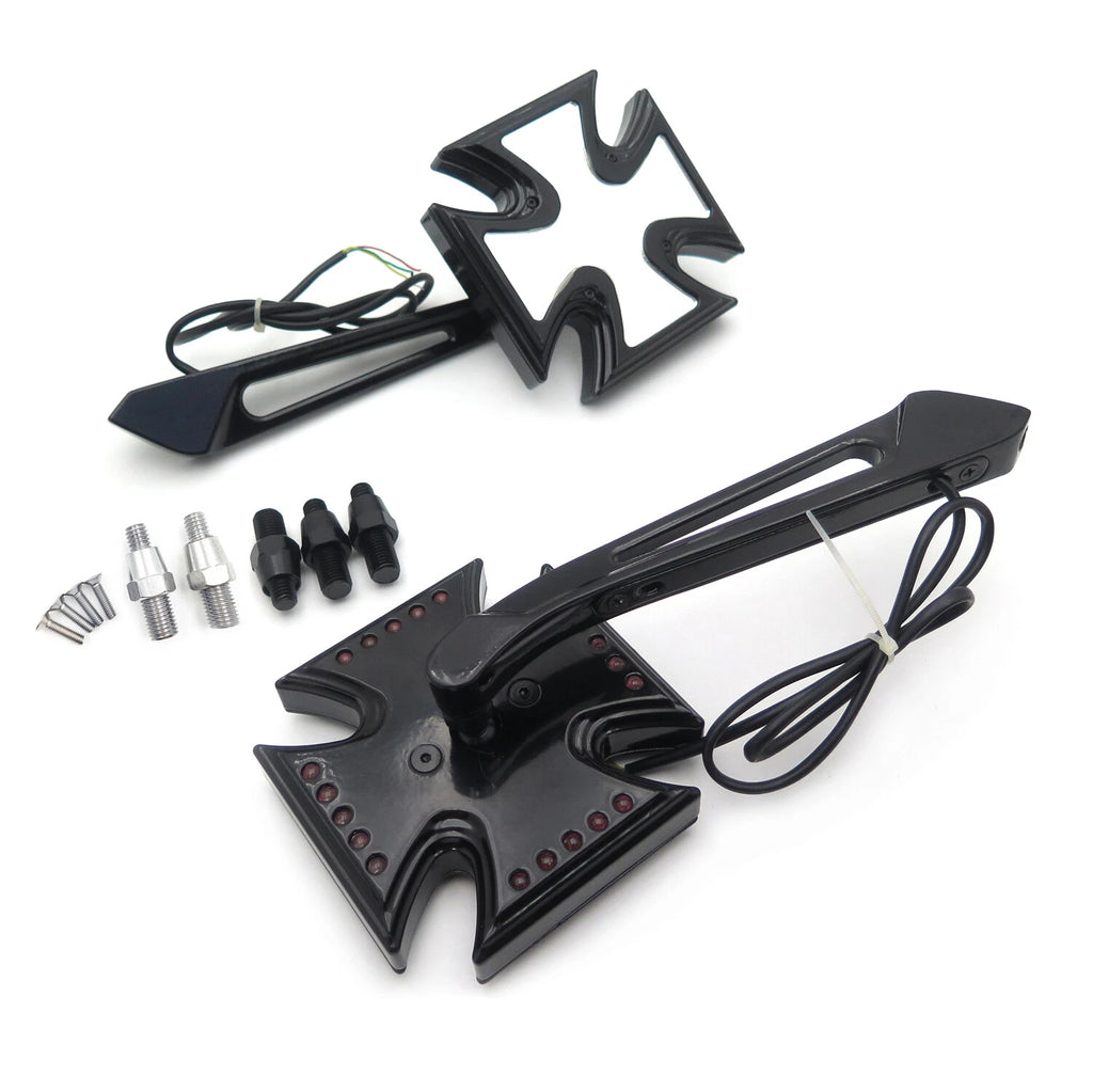 Maltese LED Turn Signal Integrated Mirror for Yamaha Royal Star (1996–2009)