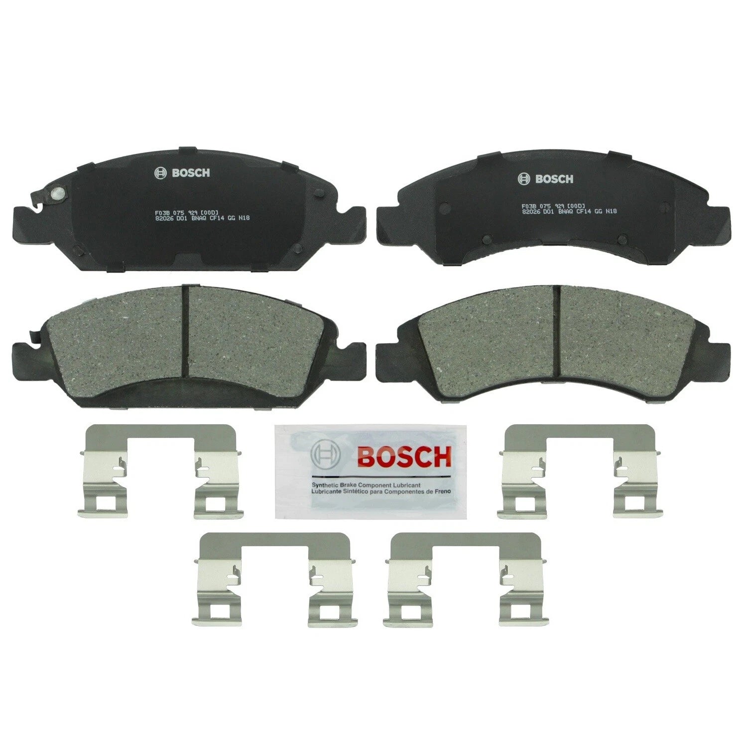 Front Brake Kit 330mm Disc Rotors & Bosch Pads for Cadillac Chevy GMC