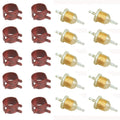 Filter and Hose Clamp 10 Pack for Bobcat (Replaces 38283)