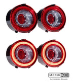 Morimoto XB LED Tail Lights Gen 2 Replacement Red Lens for Chevy C6 (2006–2013)