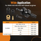 Injector Puller and Seal Installer Tools Set for BMW 135is 535i X5 (2008)
