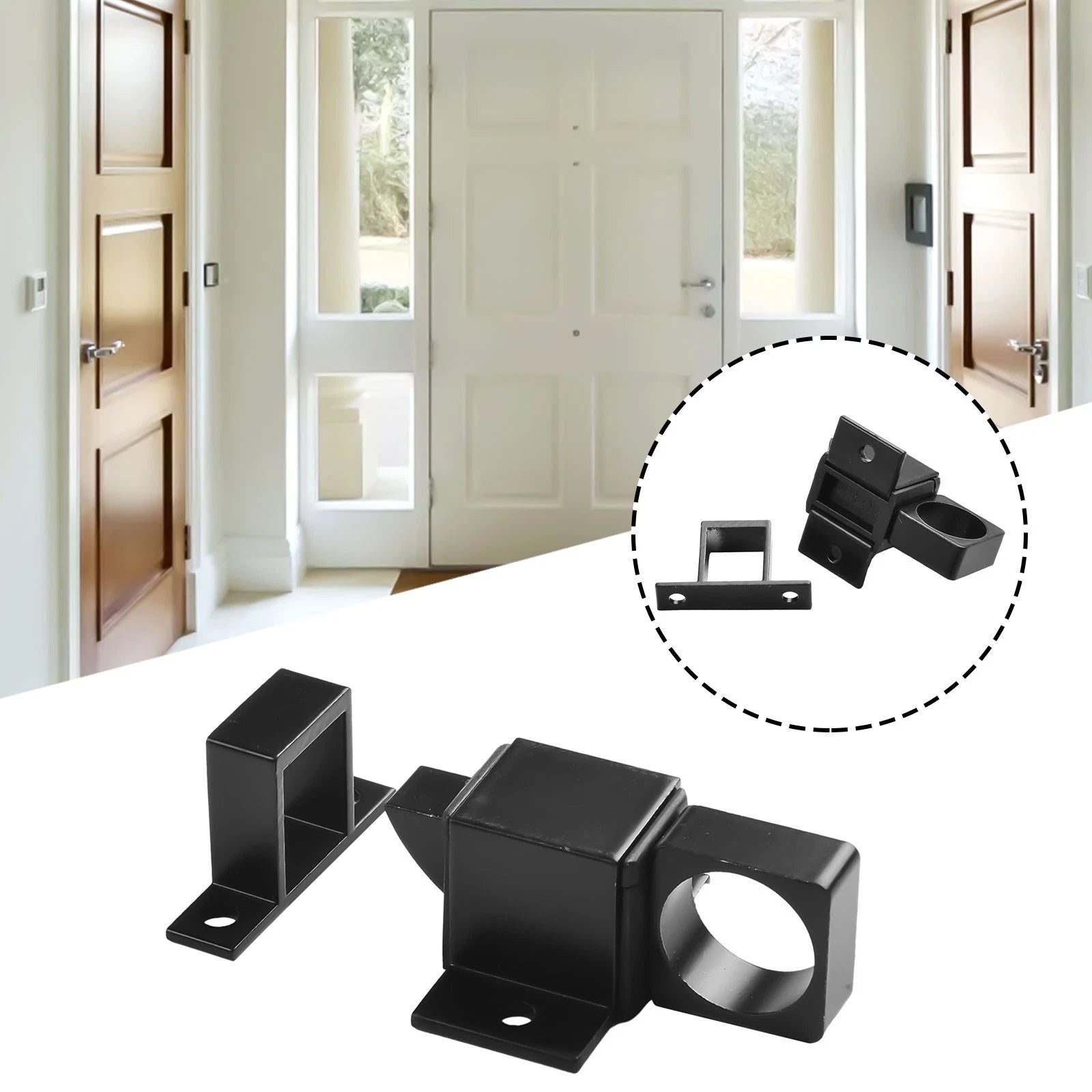 Automatic Aluminum Alloy Door Latch for Enhanced Security (2010–2023)