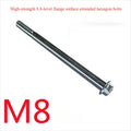 M8 x 50-300mm Flange Head Cap Screws Bolts (1.25 Pitch) - Set of 1