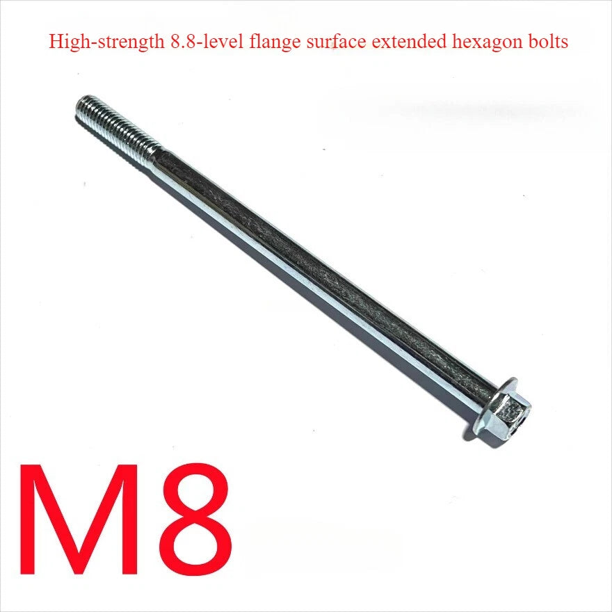 M8 x 50-300mm Flange Head Cap Screws Bolts (1.25 Pitch) - Set of 1