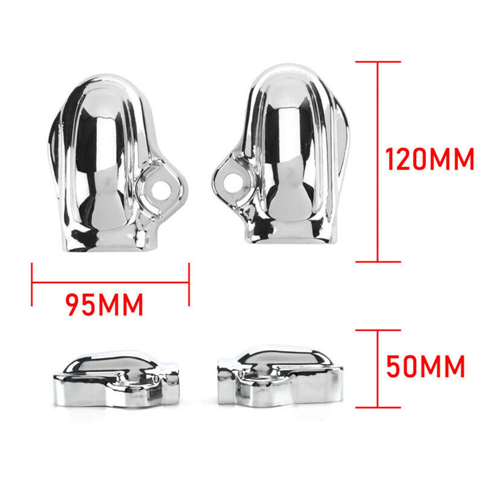 Set of 4 Rear Bar Shield Axle Nut Covers for Harley V-Rod VRSC (2002–2017)