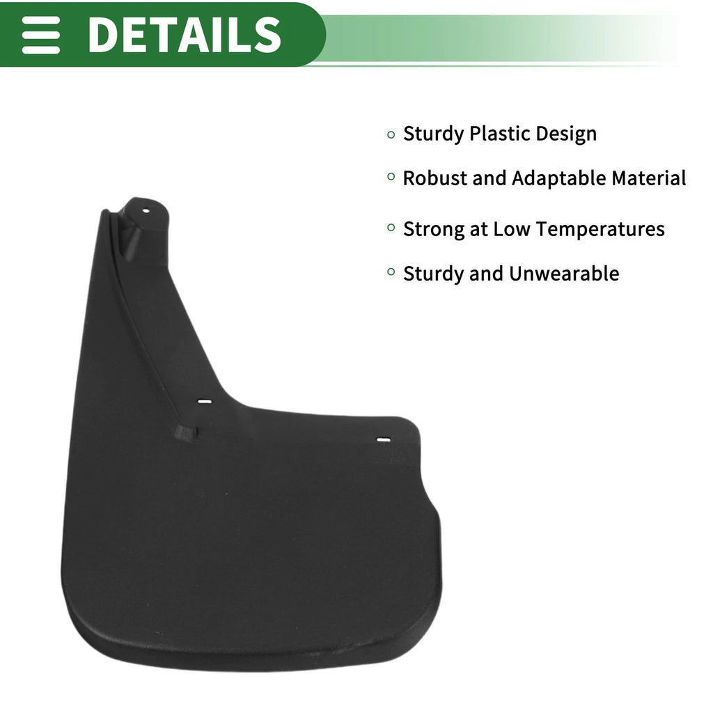Mud Flaps Splash Guards for Chevrolet Suburban/Tahoe (2015–2019) W/ Mounts