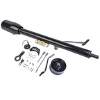 32'' Steering Column for Auto (Automatic, Black Painted, 9 Hole Wheel Adapter)