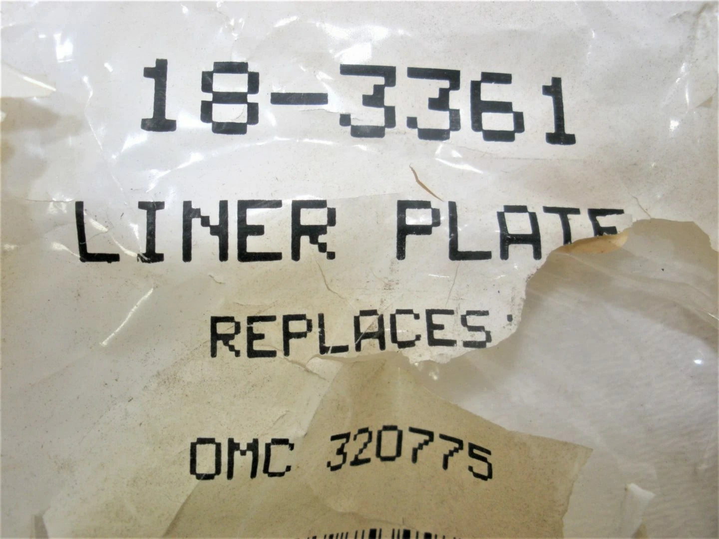 Engine Motor Liner Plate for Sierra 18-3361 (Replaces OMC 320775)