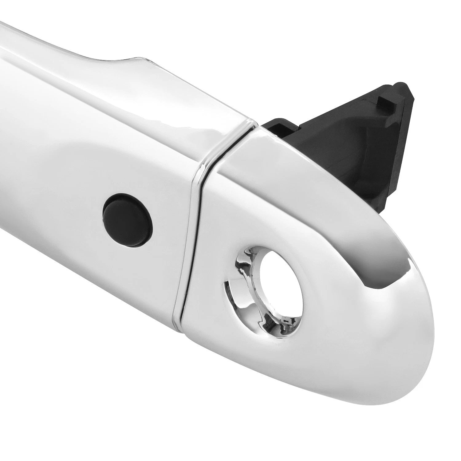 Front Left Exterior Door Handle w/ Keyhole Chrome for Nissan Cube Juke Versa (2009–2019)