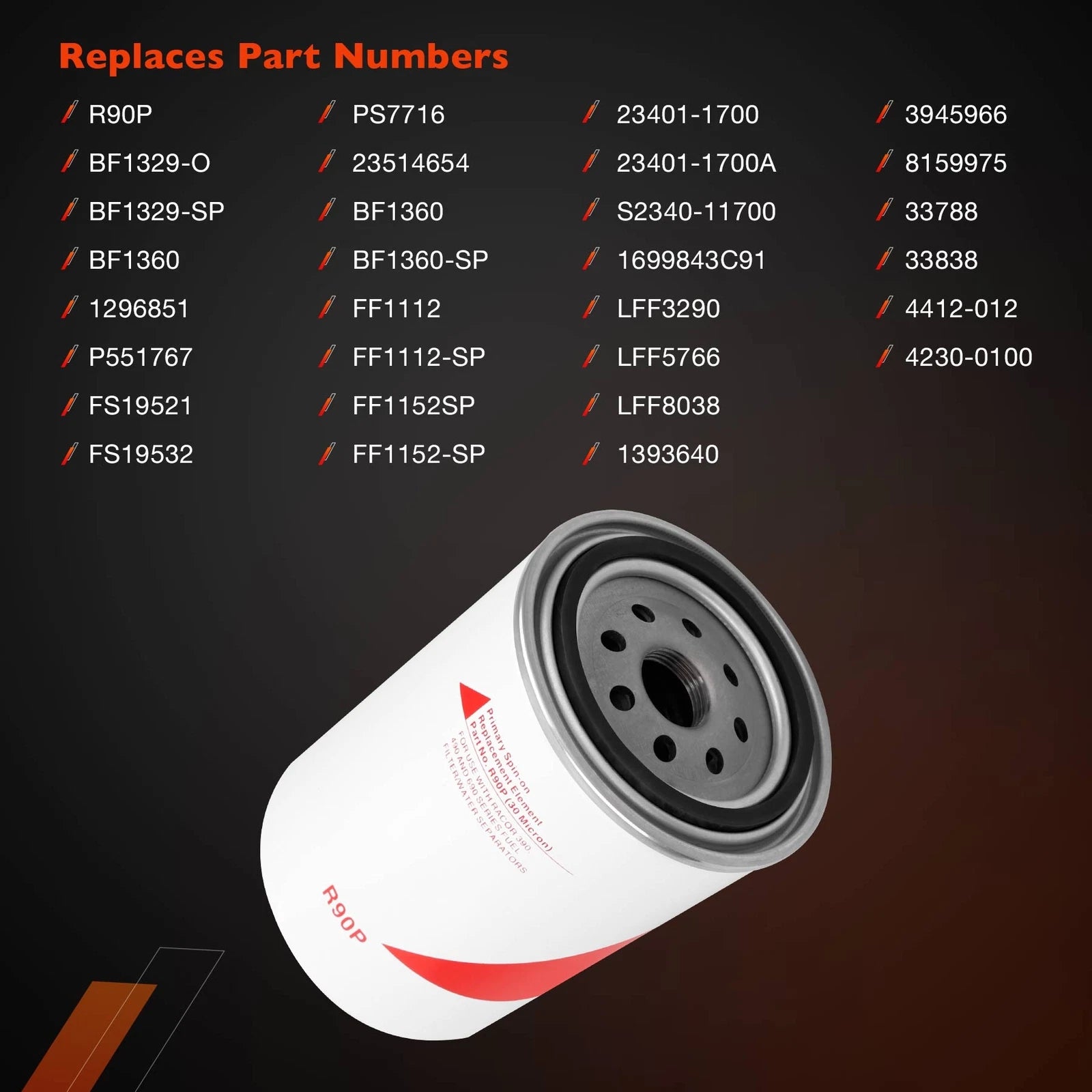 Fuel Filter Water Separator for 390RC 490R 690R 790R Series