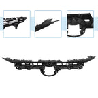 Front Hood Bumper Grille for Toyota RAV4 (2019–2023) Black Silver Tone