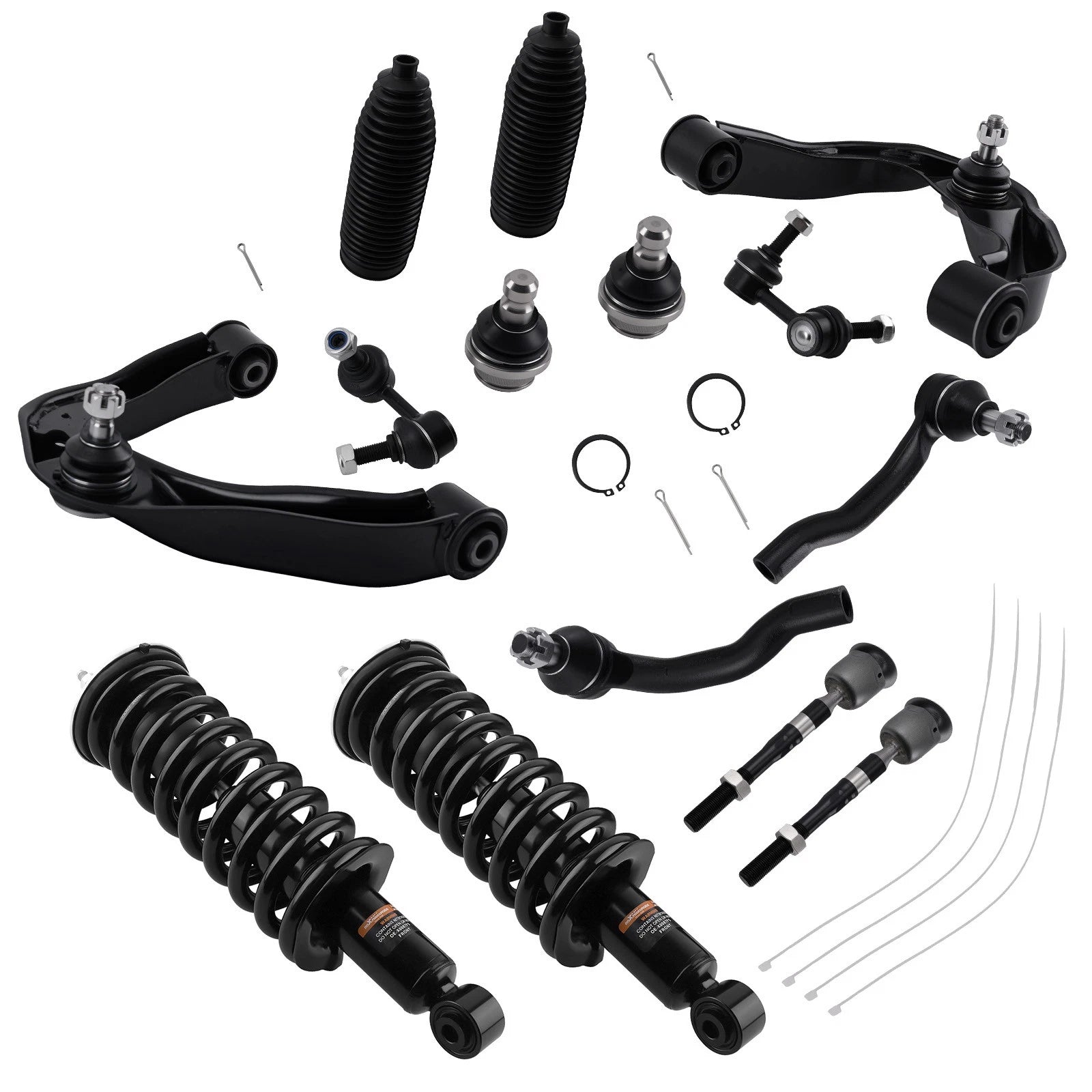 14x Front Struts w/Control Arms Sway Bars Kit for Nissan Pathfinder Xterra (2005–2012)