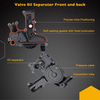 PCV Valve Oil Separator Kit for Audi A3 A4 A5 VW CC (2012-2019)