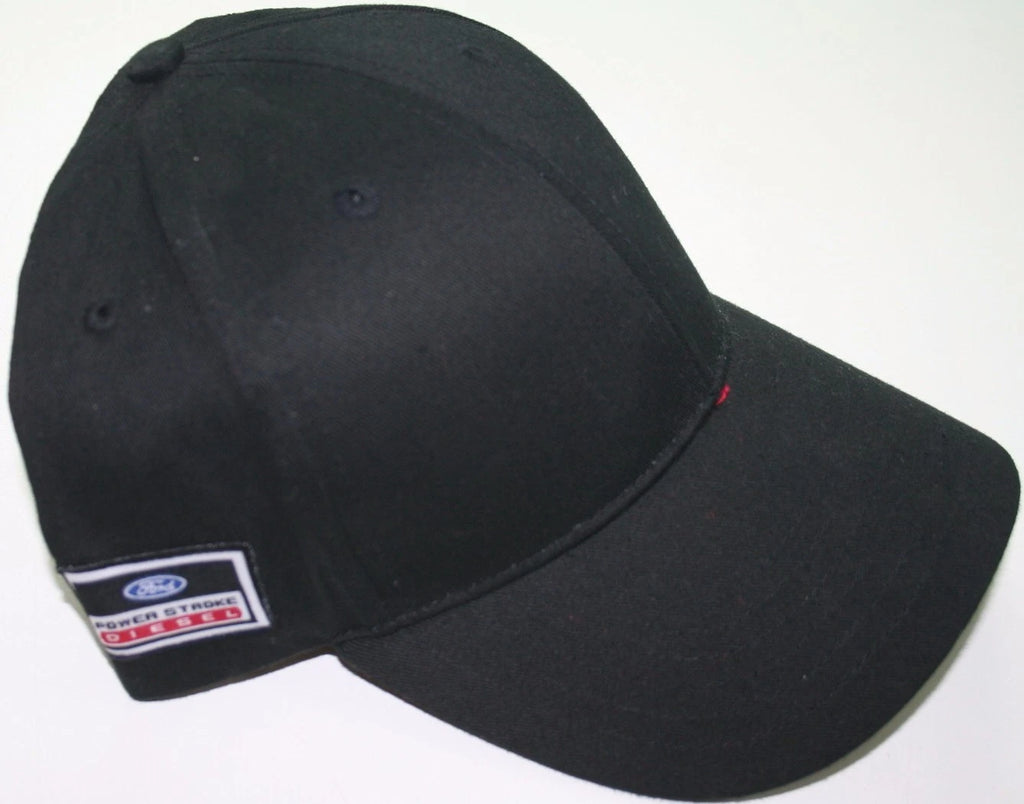 Powerstroke Hat for Ford Diesel (Black, Plain Logo)