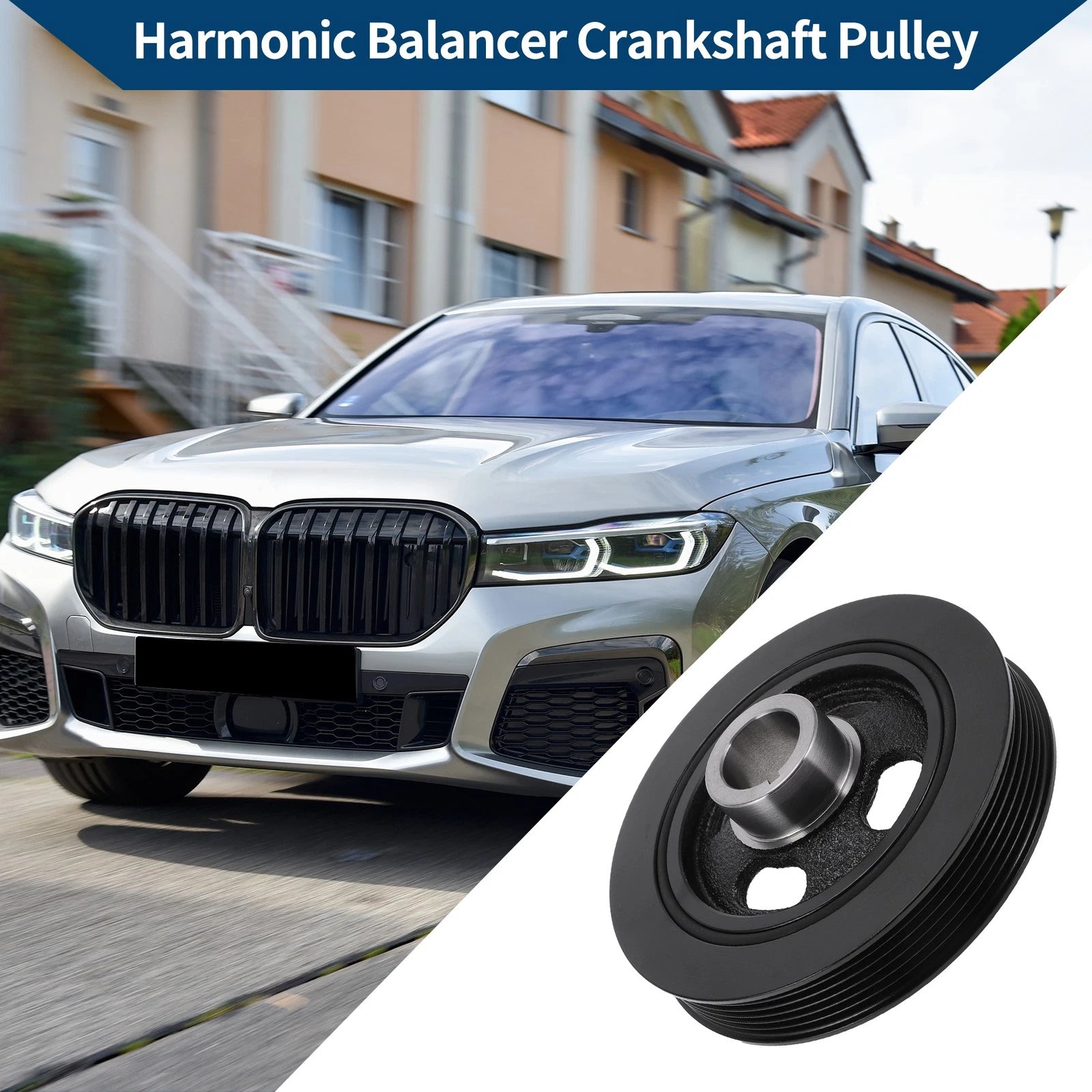 Engine Harmonic Balancer Crank Pulley for Dodge Journey (2009–2020) No.2312425000