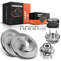 Front Disc Brake Rotor & Pad Set for Chevrolet Malibu (2016–2023)