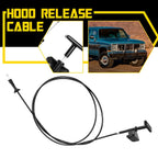 Hood Release Cable w/ Handle for Oldsmobile Pontiac Buick Chevy (1981–1989)