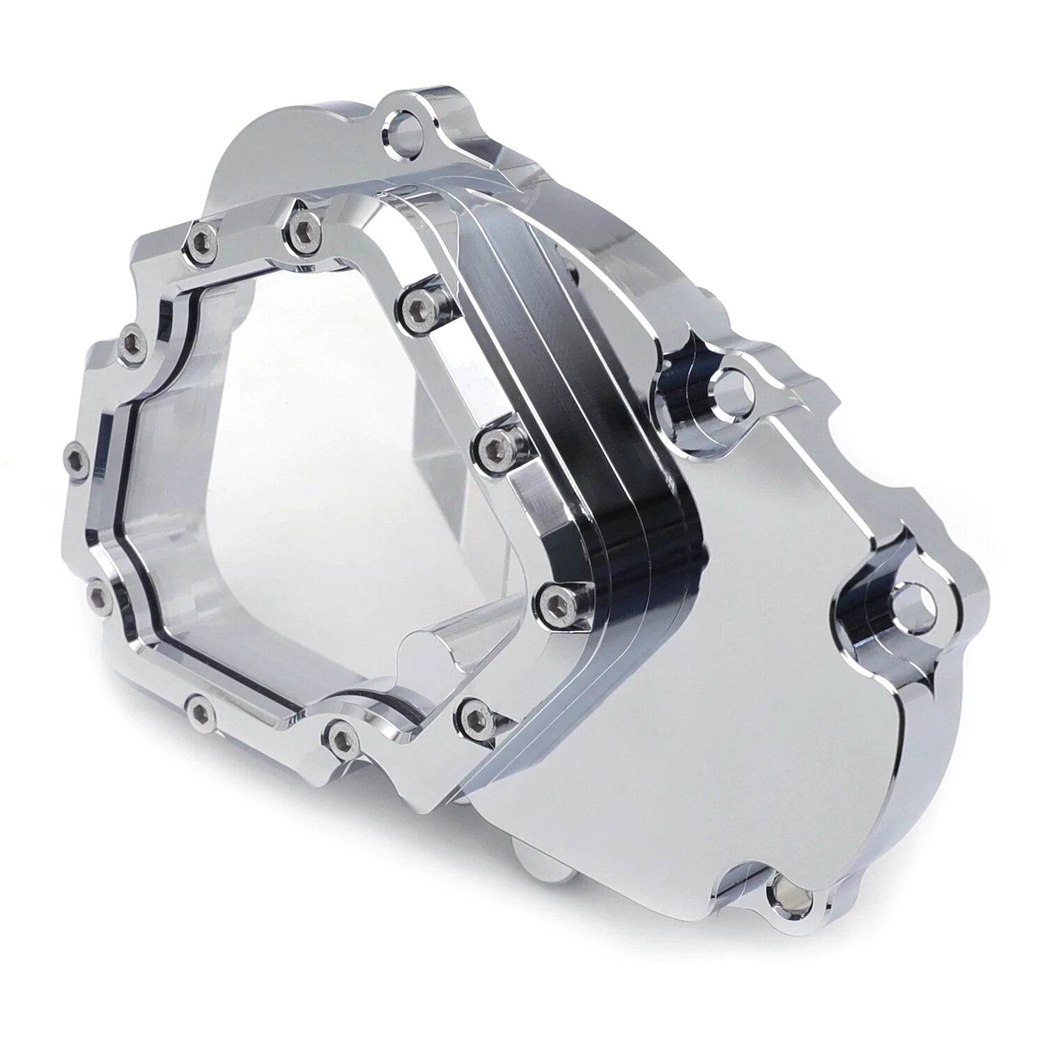 Chrome Right Engine Stator Cover for Yamaha FZR600 (1989–1997), FZR500 (1989–1990)