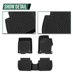TPE Floor Mats for Honda Accord Sedan (2013–2017) All Weather Protection