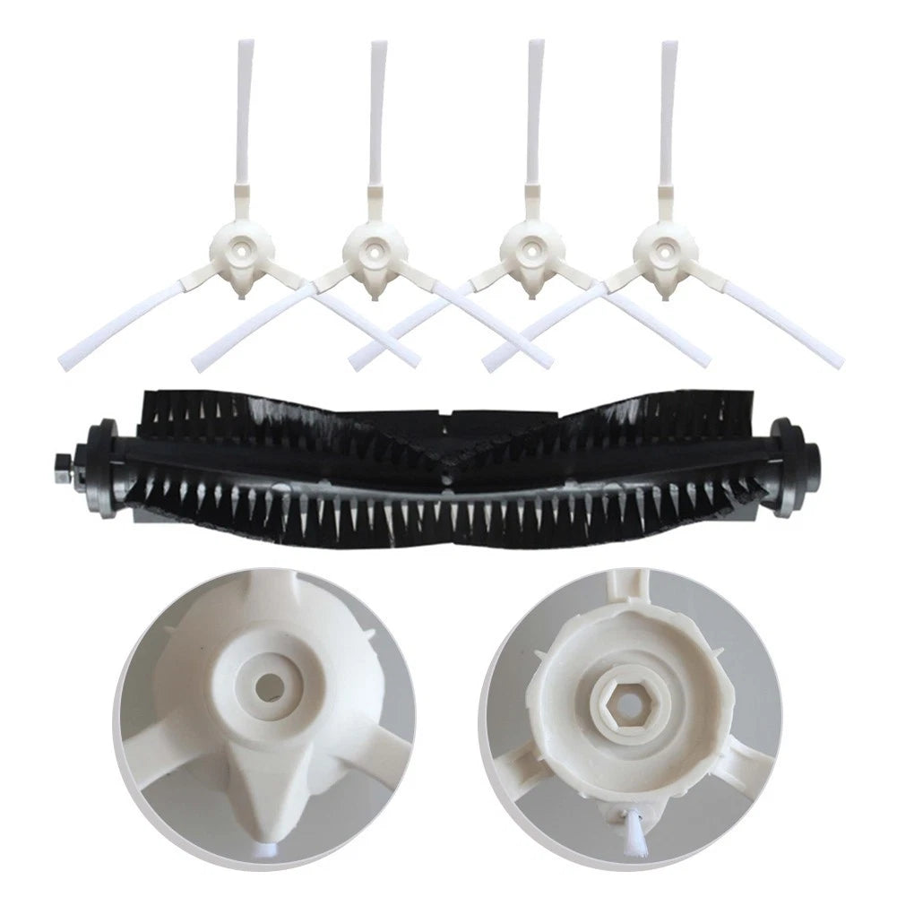 Main Brush and 4 Side Brushes for Bobsweep Bob PetHair (No Year)