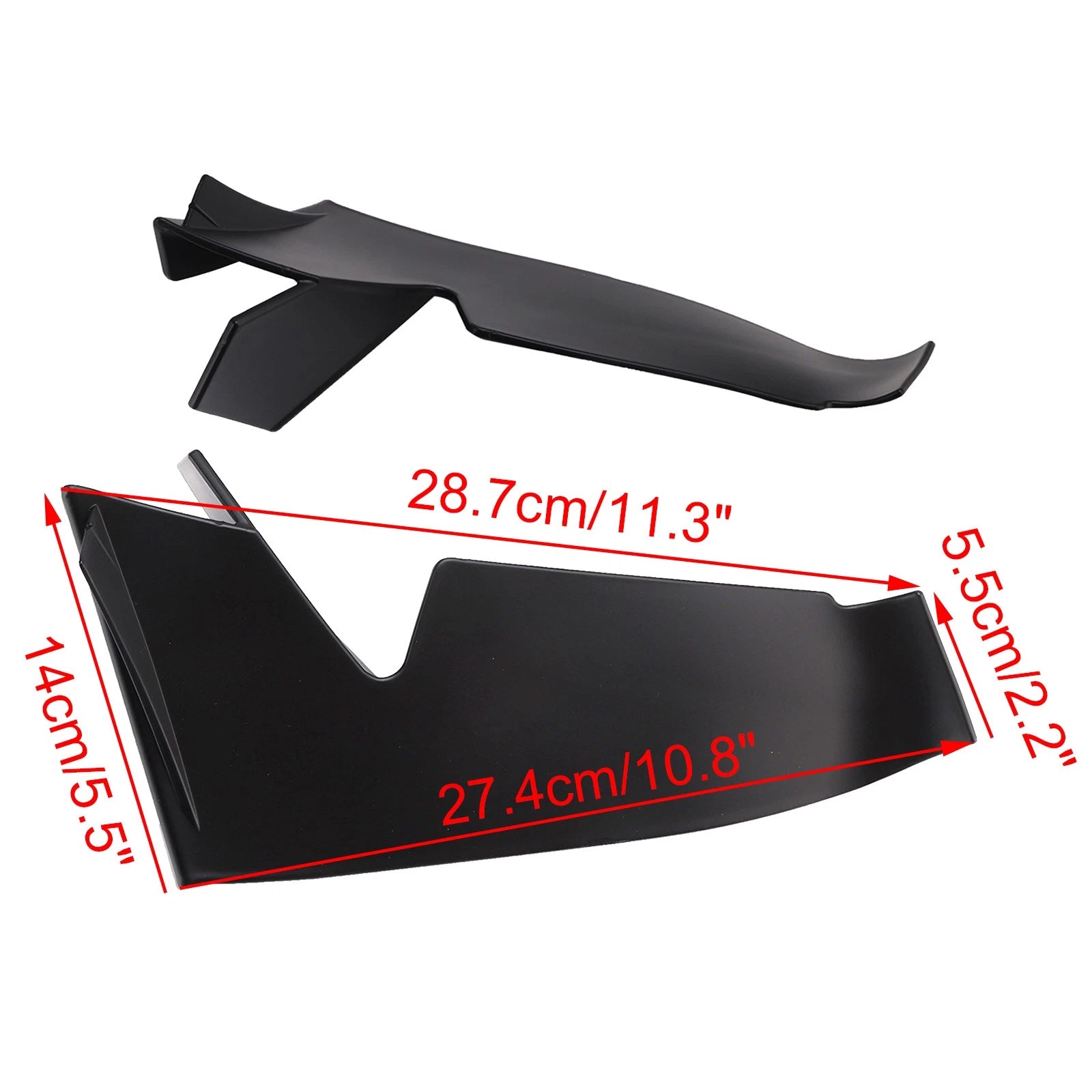 Front Spoiler Wind Winglets for Aprilia RSV4 (2021–2024) RS 660 (2020–2024)