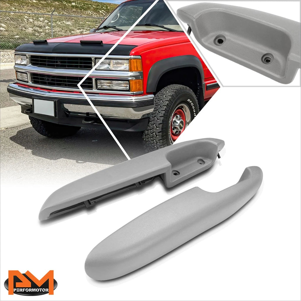 Set of 2 Front Door Arm Rests for Chevy GMC C/K Series Pickup (1995–2002)