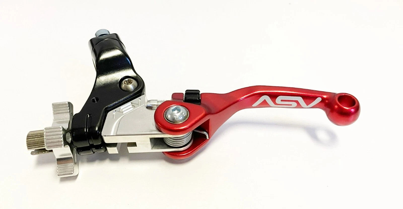 ASV F4 Shorty Front Brake Clutch Perch Levers Red for Honda CRF 250R 450R RX (2004–2023)