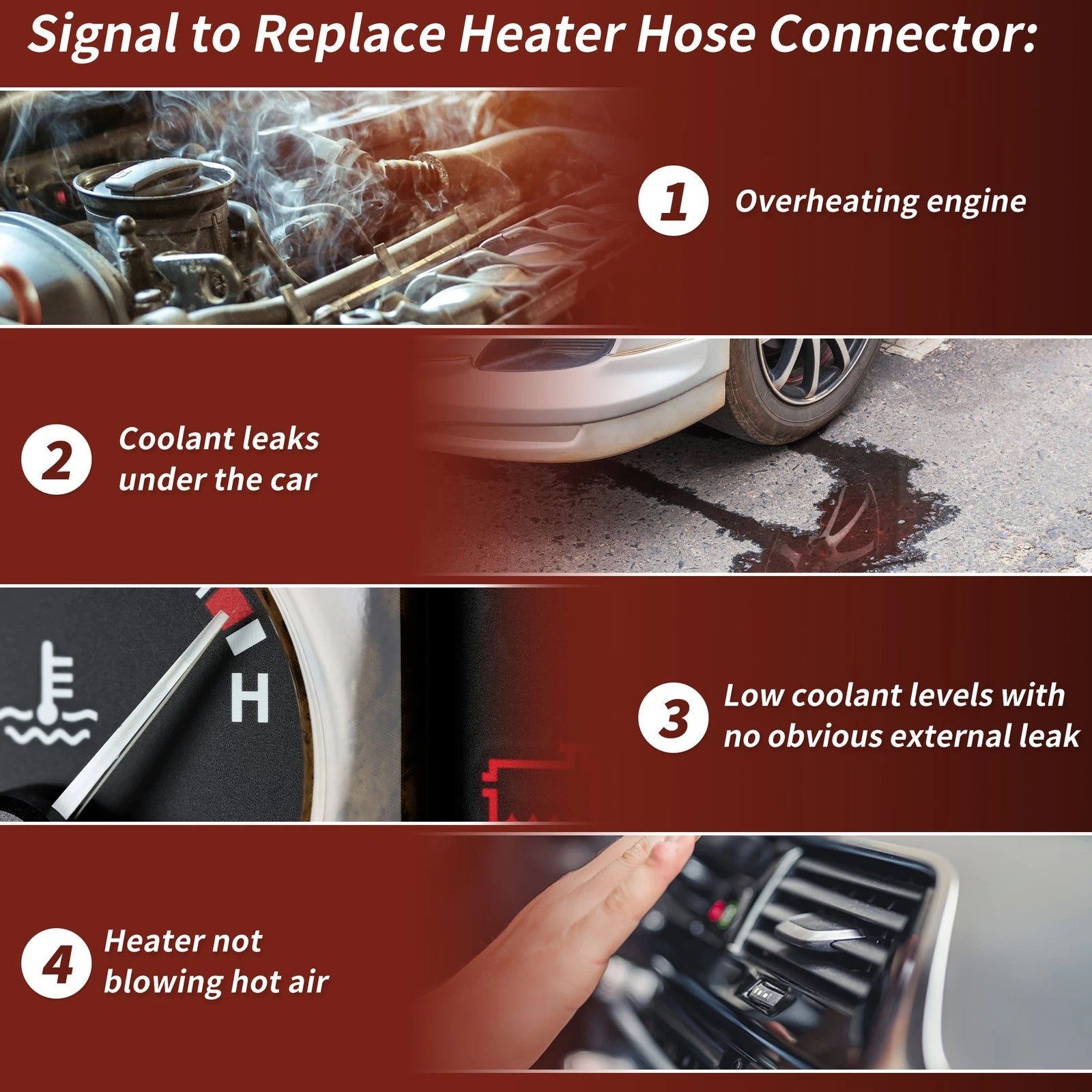 Radiator Coolant Hose Connector for Volkswagen Beetle, Audi A3 (2006–2012) 1K0122291C