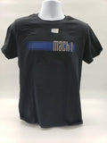 Ford Mustang Mach 1 Licensed T-Shirt Black Blue Stripe for Ford (2003–2004)