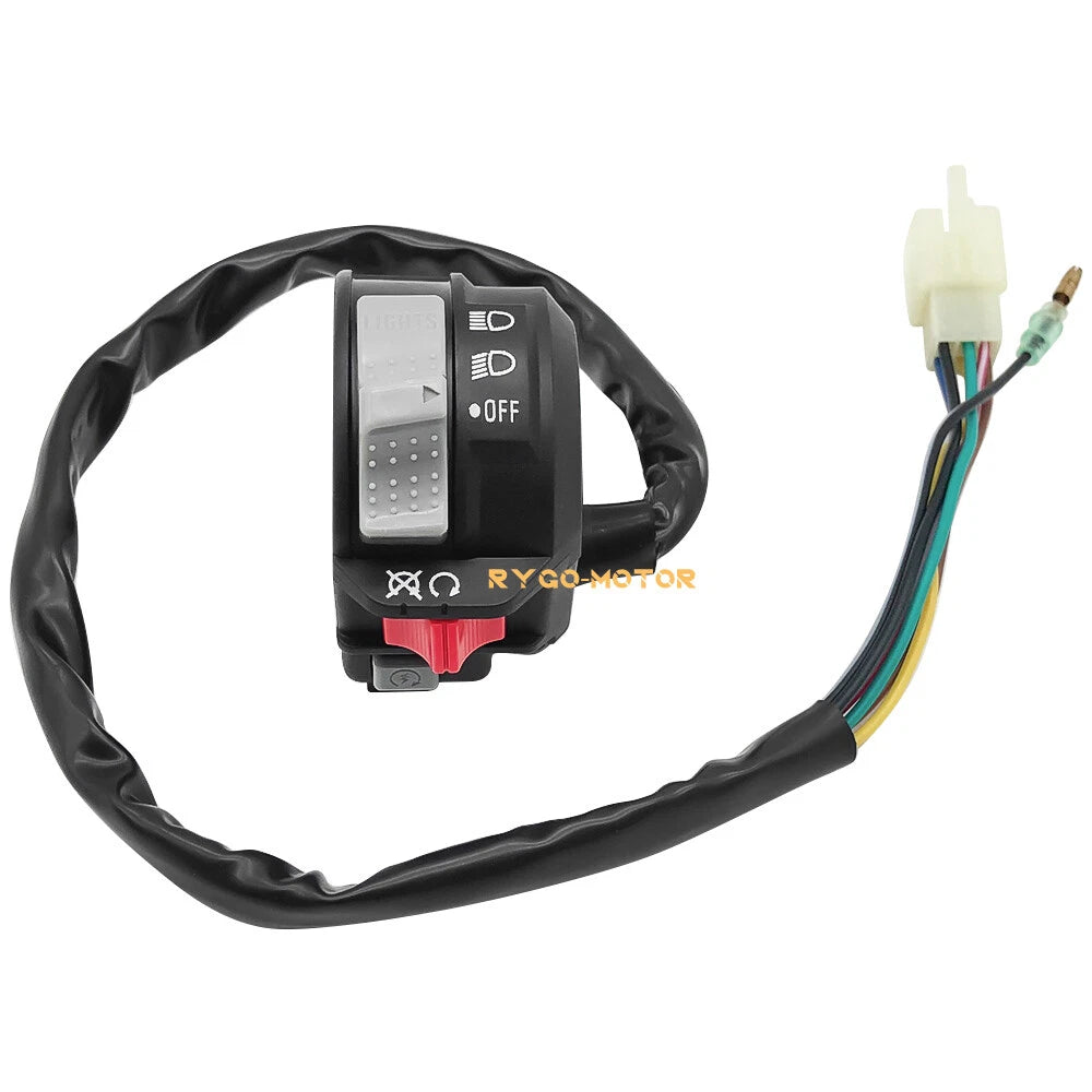 Start Stop Headlight Switch & Ignition Key Switch for Yamaha Warrior 350 (1987–2004)
