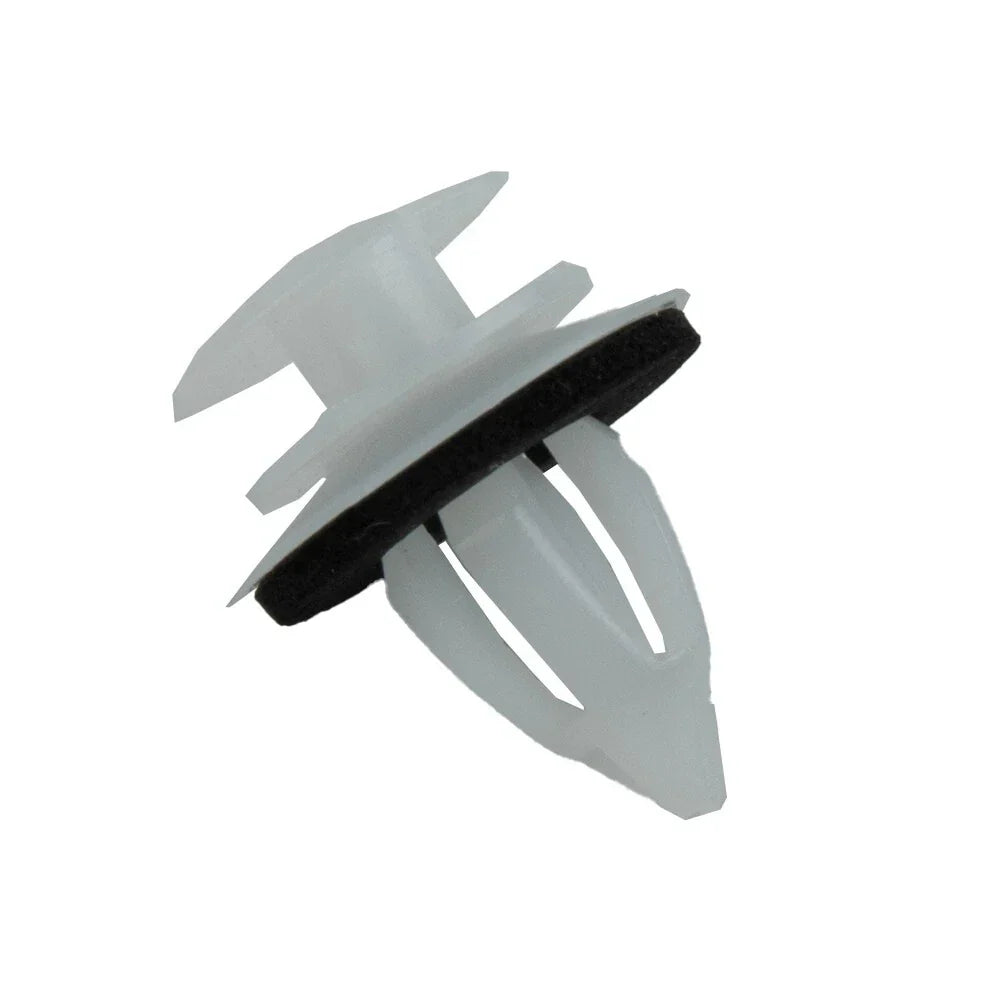 Fastener Clips 100pcs White With Seal Ring Fender Replacement Rivets for Car