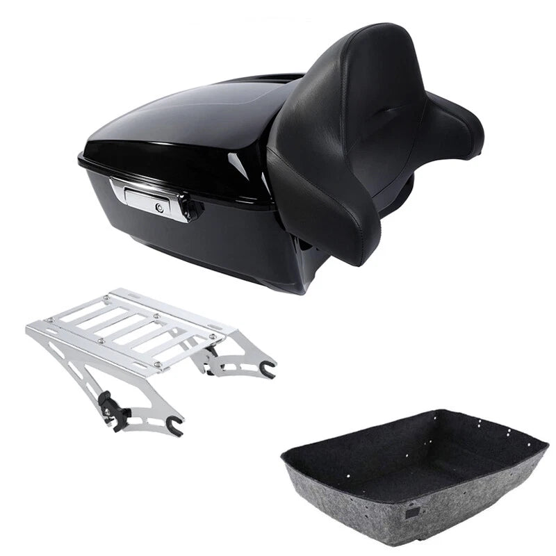 Chrome Mount Rack for Harley Electra Glide & Street Glide (2014–2026)