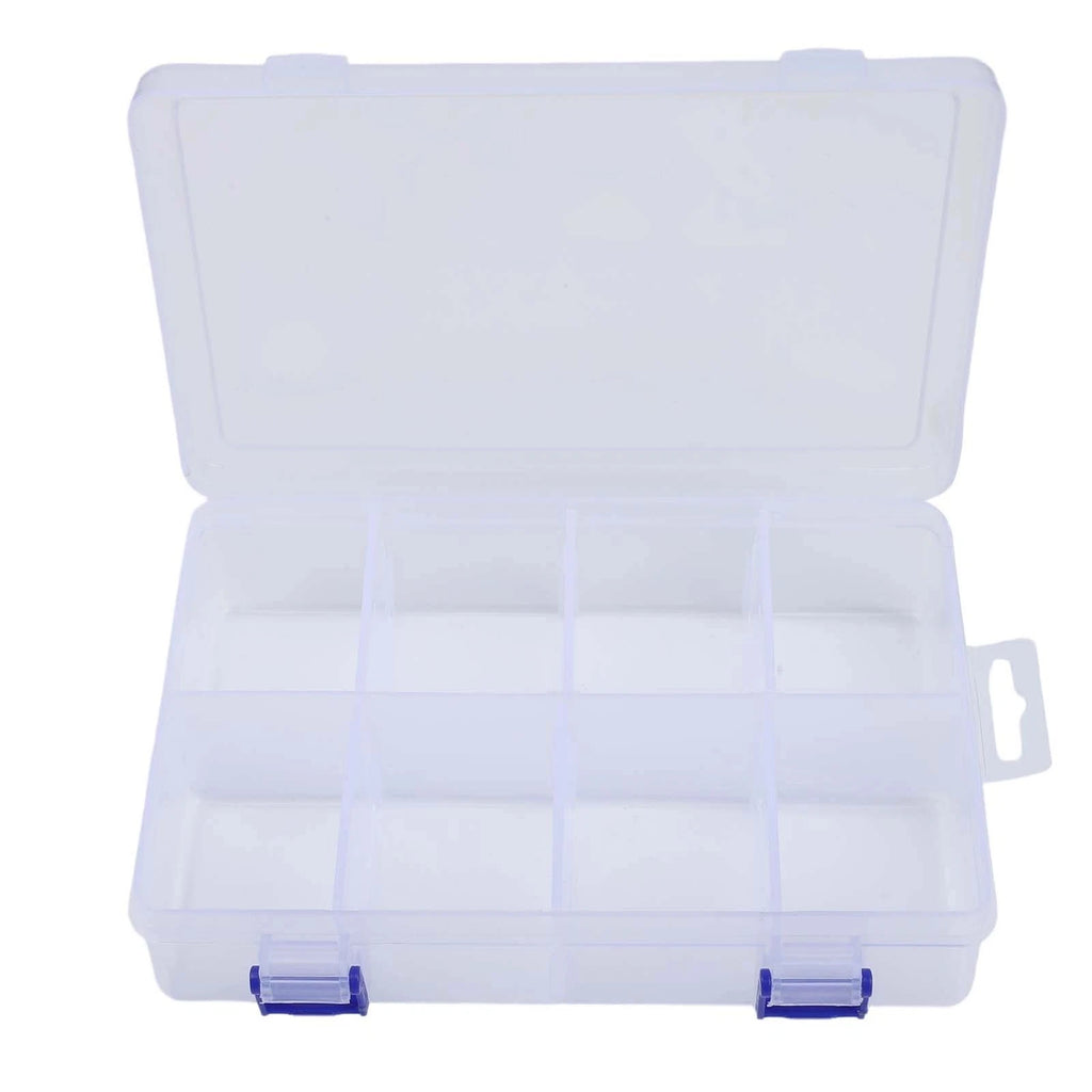Small Parts Organizer Box with Lid for Nuts Screws Fishing Gear