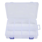 Small Parts Organizer Box with Lid for Nuts Screws Fishing Gear