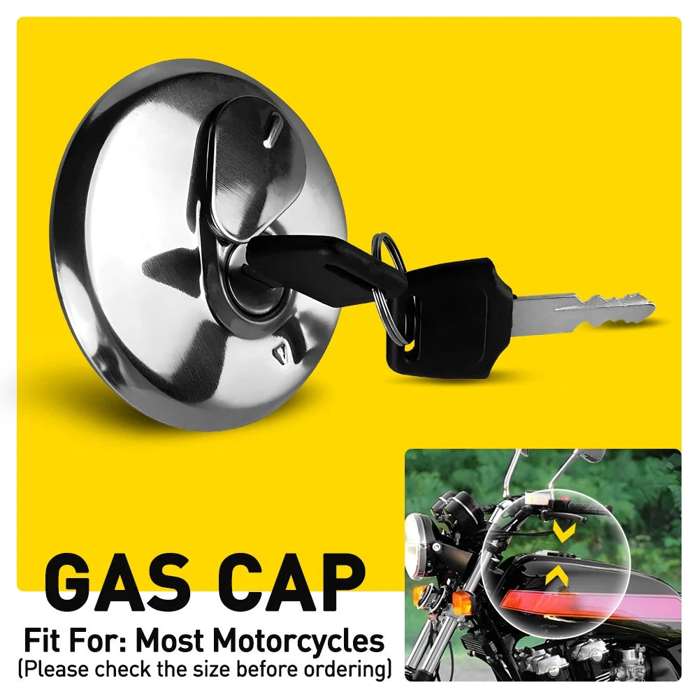 Gas Fuel Tank Cap for Yamaha Honda Suzuki Kawasaki Motorcycle ATV