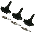 Ignition Coil & Platinum Spark Plug for Mitsubishi Mirage (2014-2020)