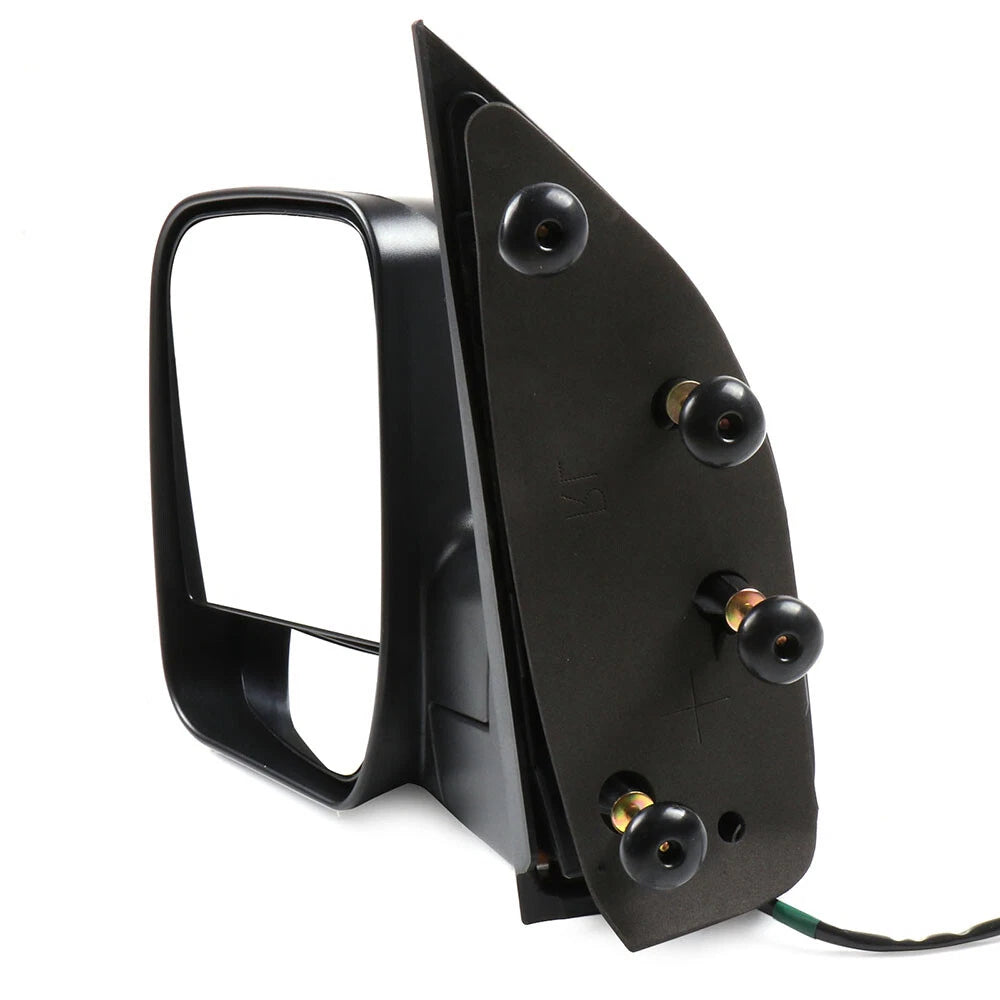 Set of 2 Black Power Manual Mirrors for Ford Econoline (2003-2014)