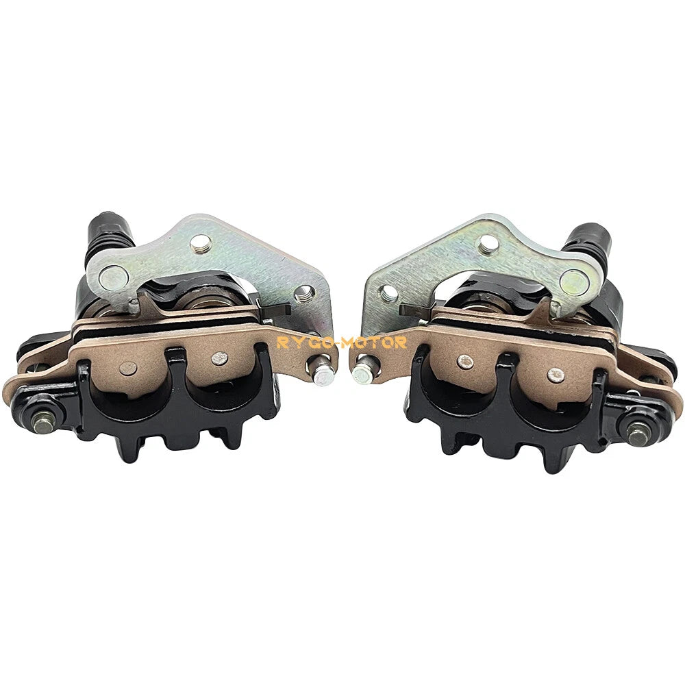 Set of 2 Front Brake Calipers & Pads for Kawasaki KFX700 (2004–2011)