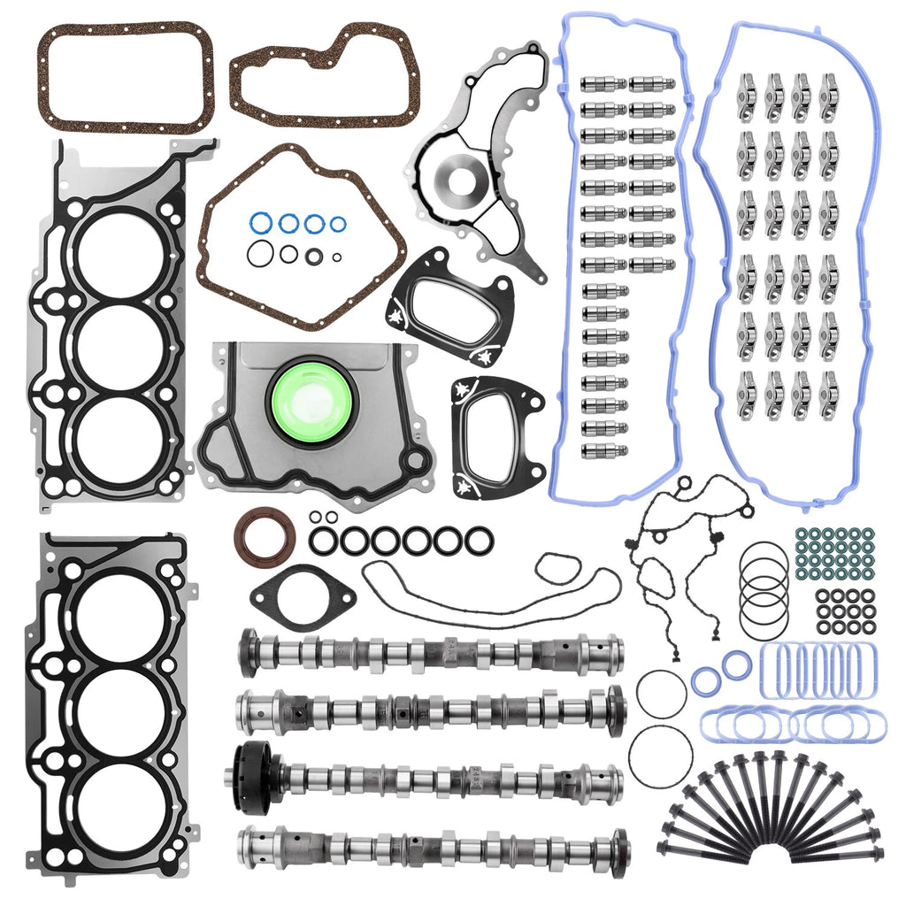 Engine Camshafts Rockers Lifters Timing Chain for Ram 1500 3.6L V6 (2013–2016)