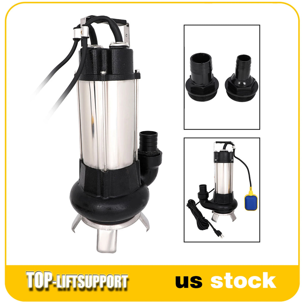 1.5HP Sump Pump for Industrial Sewage Cutter Grinder