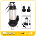 1.5HP Sump Pump for Industrial Sewage Cutter Grinder