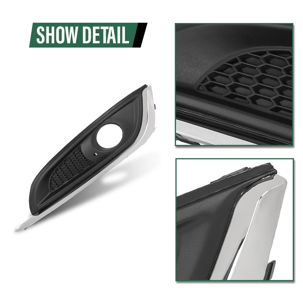 Fog Light Bezel Cover for Buick Regal (2014–2017) with Chrome Trim