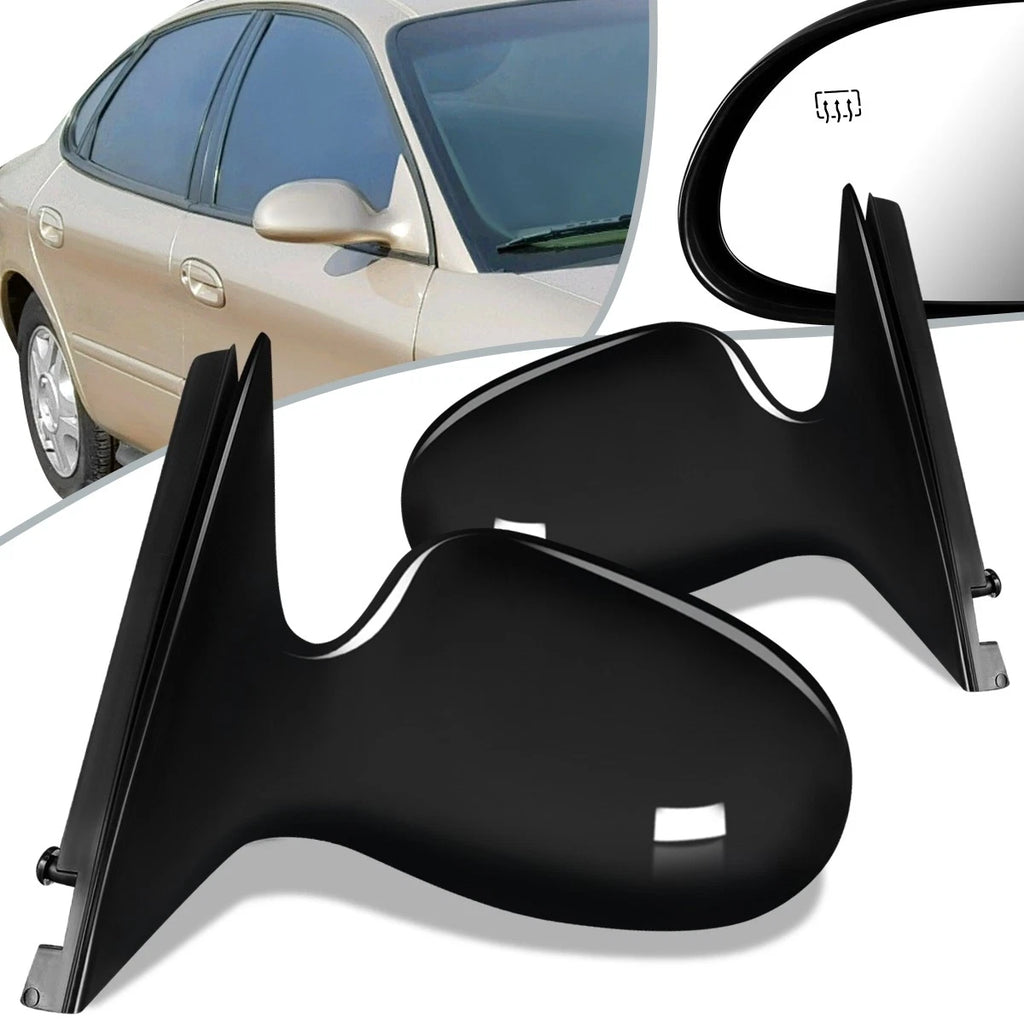 Pair Powered Heated Side Door Mirrors for Ford Taurus Sable (1996–1999) FO1320144 FO1321144